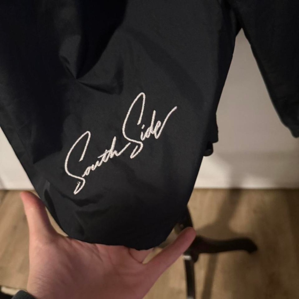 Houston Champion "South Side" Black Half-Zip Windbreaker – XL - Picture 4 of 5